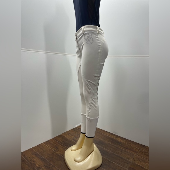 Equestrian Show Pants Accapemia Power Grip White - Picture 3 of 4